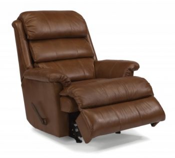 yukon flexsteel leather rocker recliner